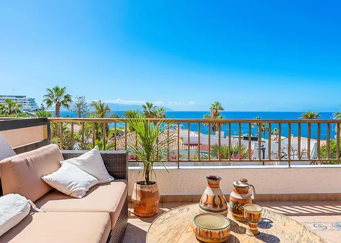 With Stunning View By Dream Homes Tenerife * Puerto de Santiago