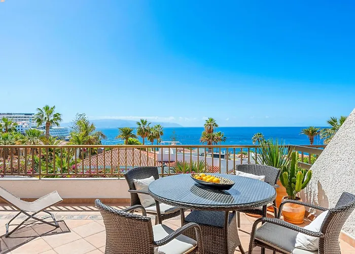 With Stunning View By Dream Homes Tenerife アパート プエルト・デ・サンティアゴ